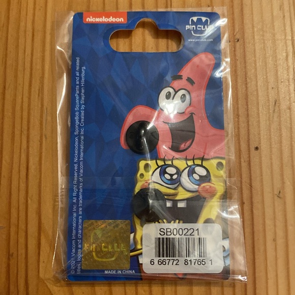 Handsome Squidward Collectible Enamel Pin from SpongeBob SquarePants - Picture 2 of 4